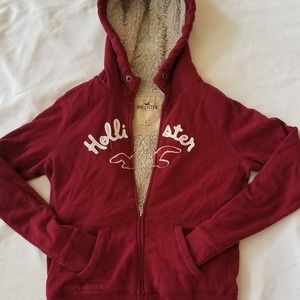 Large Furry Hollister Hoodie